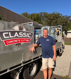 Classic Concrete Cutting Glenn Cook Glenn Cook - owner and operator of Classic Concrete Cutting Sunshine Coast
